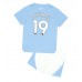 Maillot de foot Manchester City Julian Alvarez #19 Domicile vêtements enfant 2023-24 Manches Courtes (+ pantalon court)